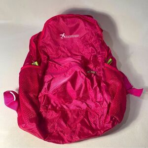 Happy Travel bag lightweight compact travel backpack folds in zip pouch